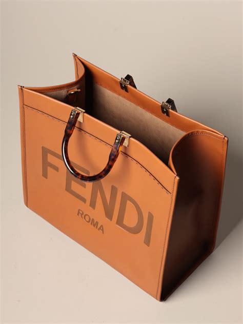 fendi bag with wooden handles.